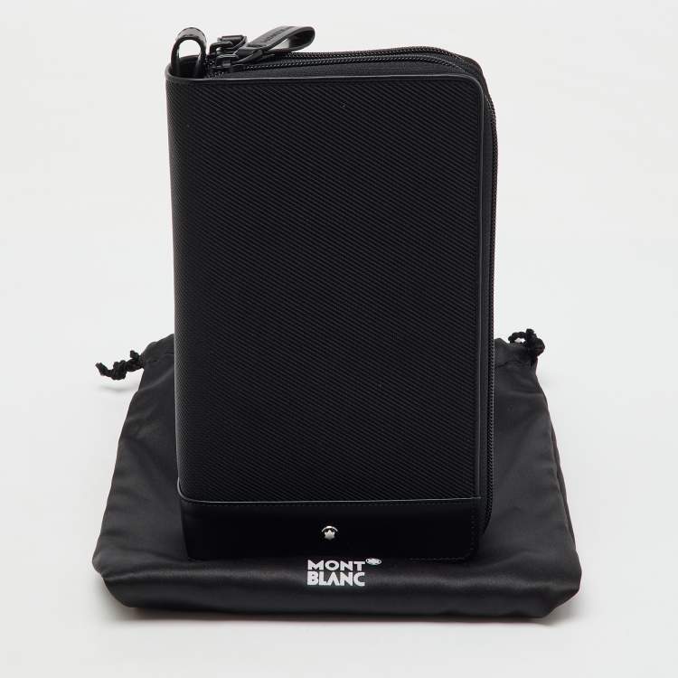 Pre Owned Montblanc Black Nylon and Leather Night Flight Travel Organizer