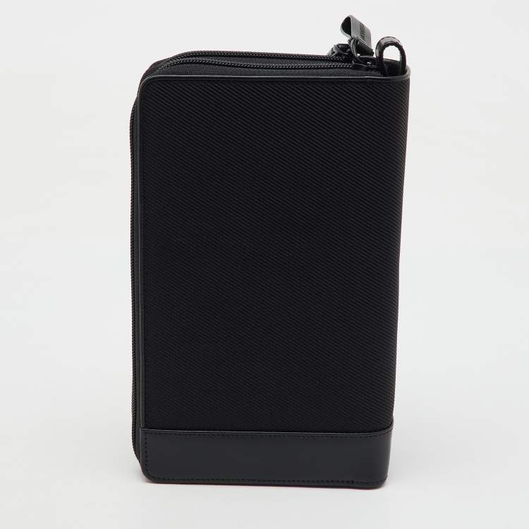 Pre Owned Montblanc Black Nylon and Leather Night Flight Travel Organizer