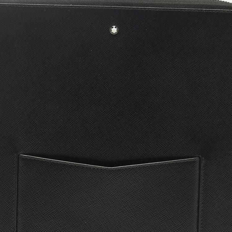 Pre Owned Montblanc Black Leather Sartorial Notebook Holder