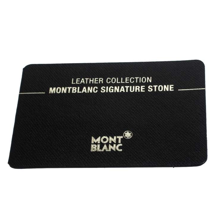 Pre Owned Montblanc Brown Monogram Coated Canvas Agenda Organizer
