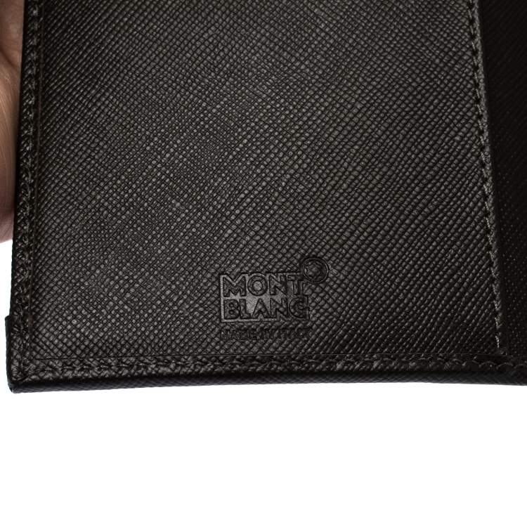 Pre Owned Montblanc Brown Monogram Coated Canvas Agenda Organizer
