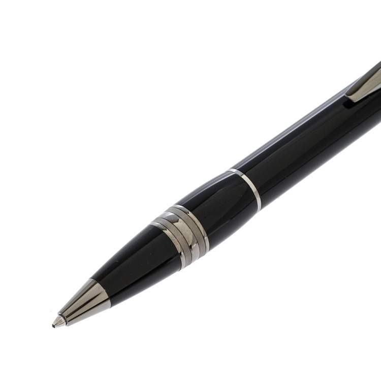 Pre Owned Montblanc StarWalker Midnight Black Resin Ruthenium Coated Ballpoint Pen