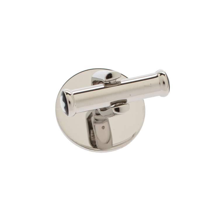 Pre Owned Montblanc Stainless Steel Blue Resin Urban Spirit Round Cufflinks