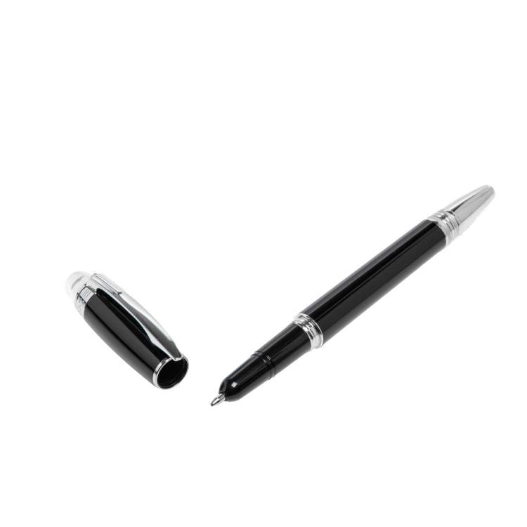 Pre Owned Montblanc Black Leather Augmented Paper+A4 Set