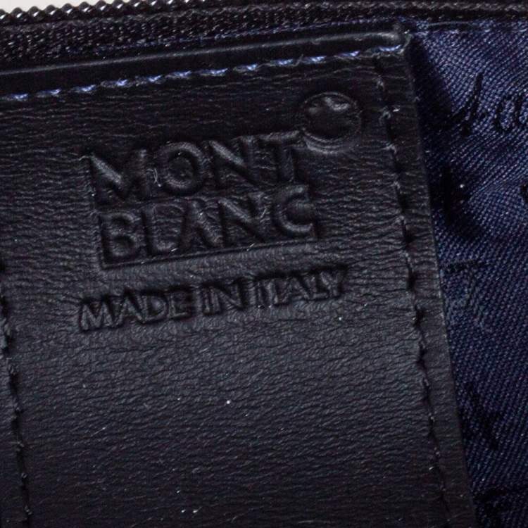 Pre Owned Montblanc Black Leather Meisterstuck Selection UNICEF Pen Pouch