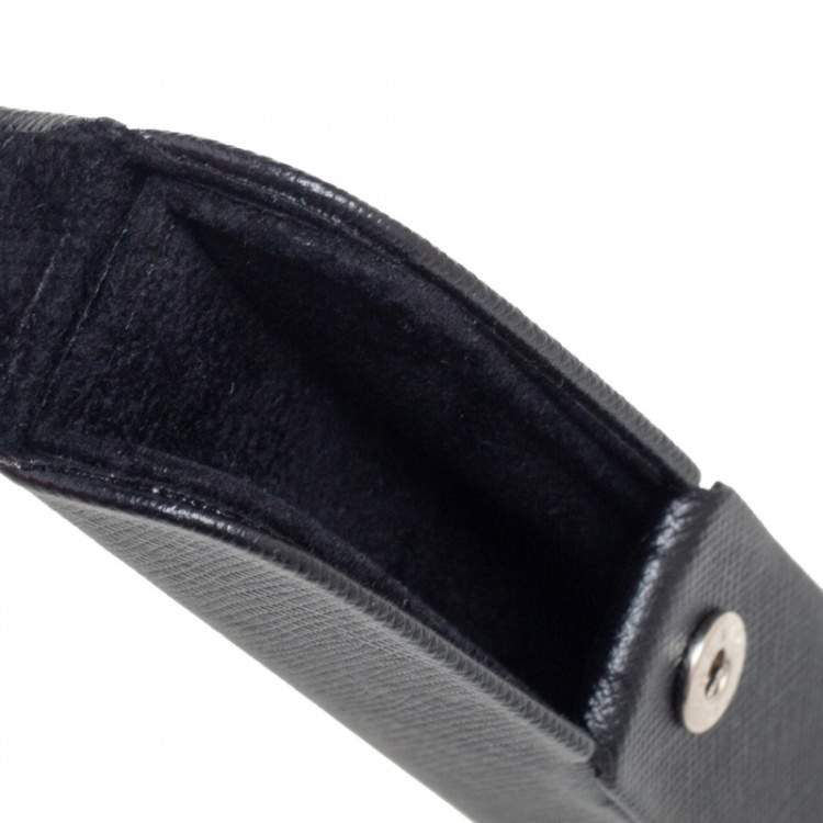 Pre Owned Montblanc Black Leather Sartorial Pen Pouch Hard Shell