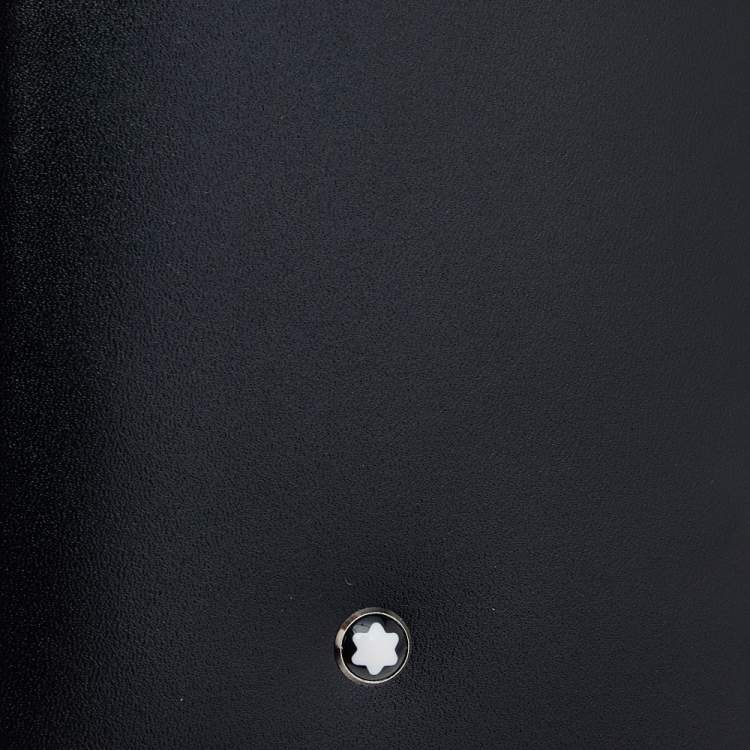 Pre Owned Montblanc Black Leather Meisterstück Pocket Notebook
