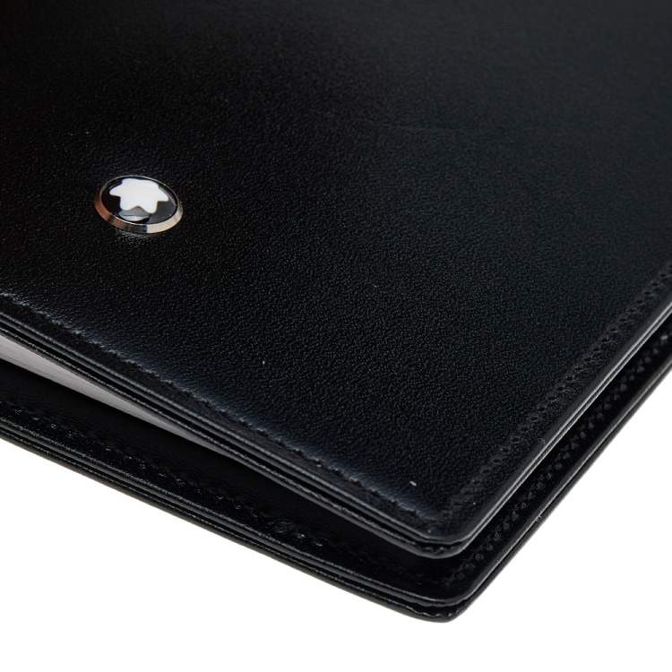 Pre Owned Montblanc Black Leather Meisterstück Pocket Notebook