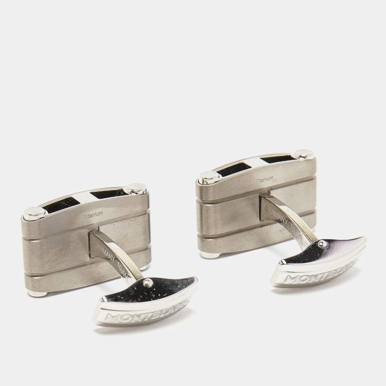 Pre Owned Montblanc Stainless Steel Cufflinks
