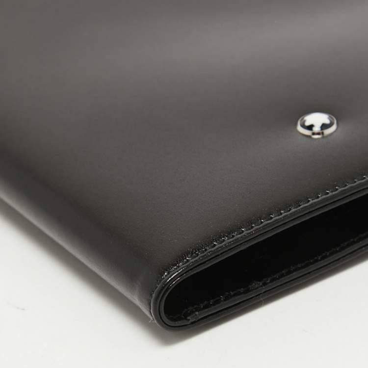 Pre Owned Montblanc Black Leather Meisterstück Passport Holder