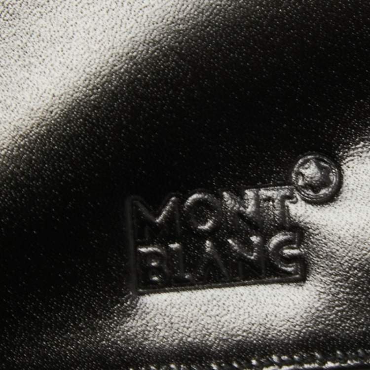 Pre Owned Montblanc Black Leather Meisterstück Passport Holder