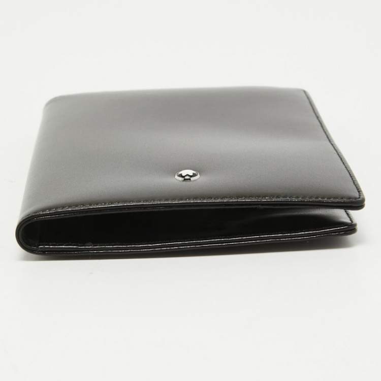 Pre Owned Montblanc Black Leather Meisterstück Passport Holder