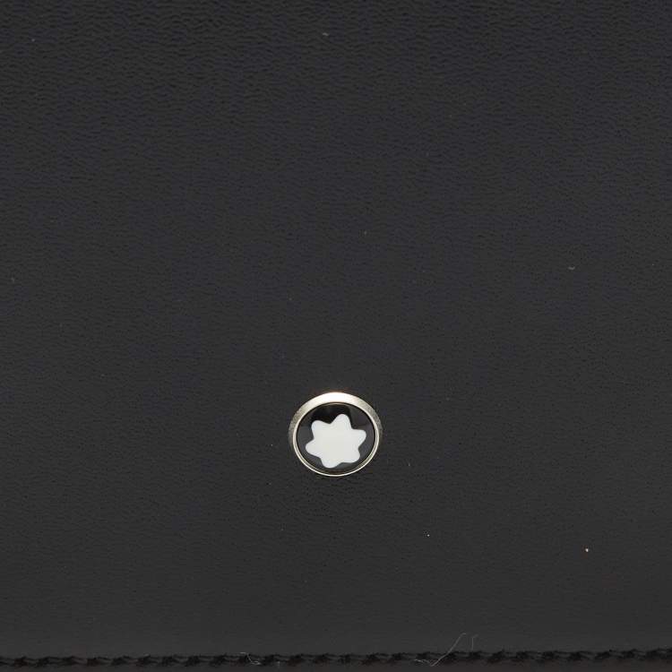 Pre Owned Montblanc Black Leather Meisterstück Passport Holder
