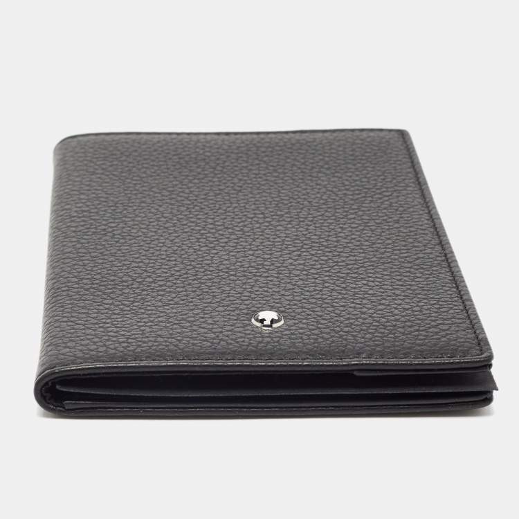 Pre Owned Montblanc Black Leather Meisterstück Passport Holder