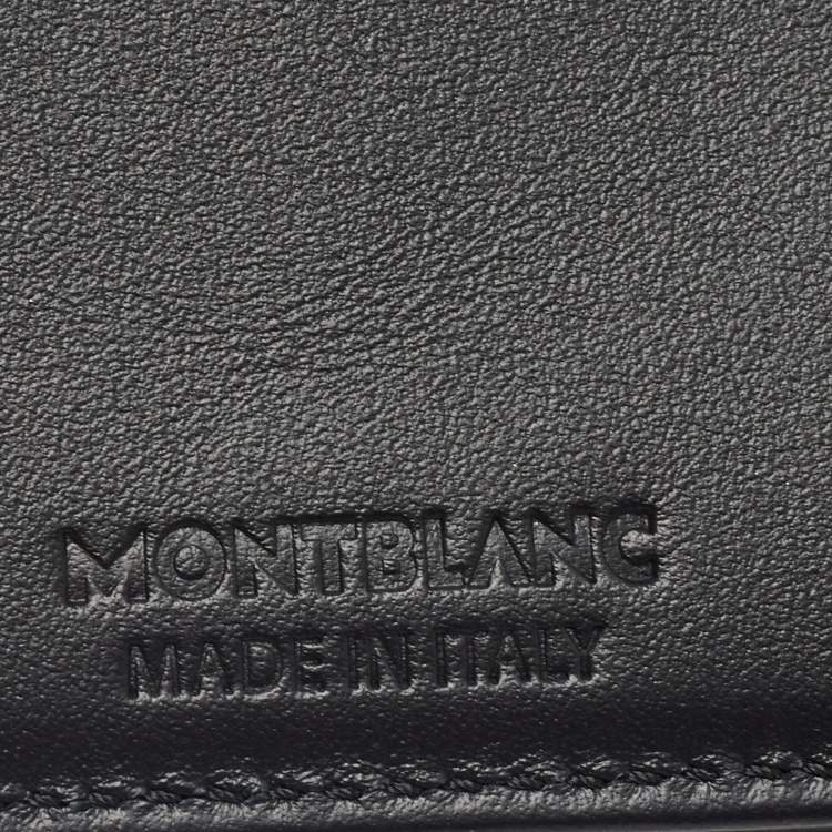Pre Owned Montblanc Black Leather Meisterstück Passport Holder