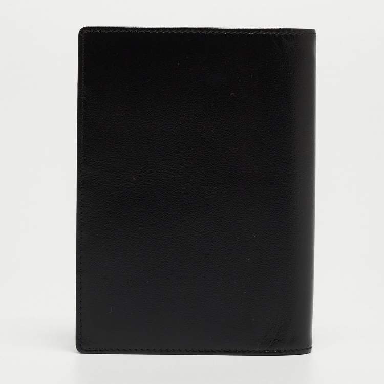 Pre Owned Montblanc Black Leather Meisterstück Pocket Notebook