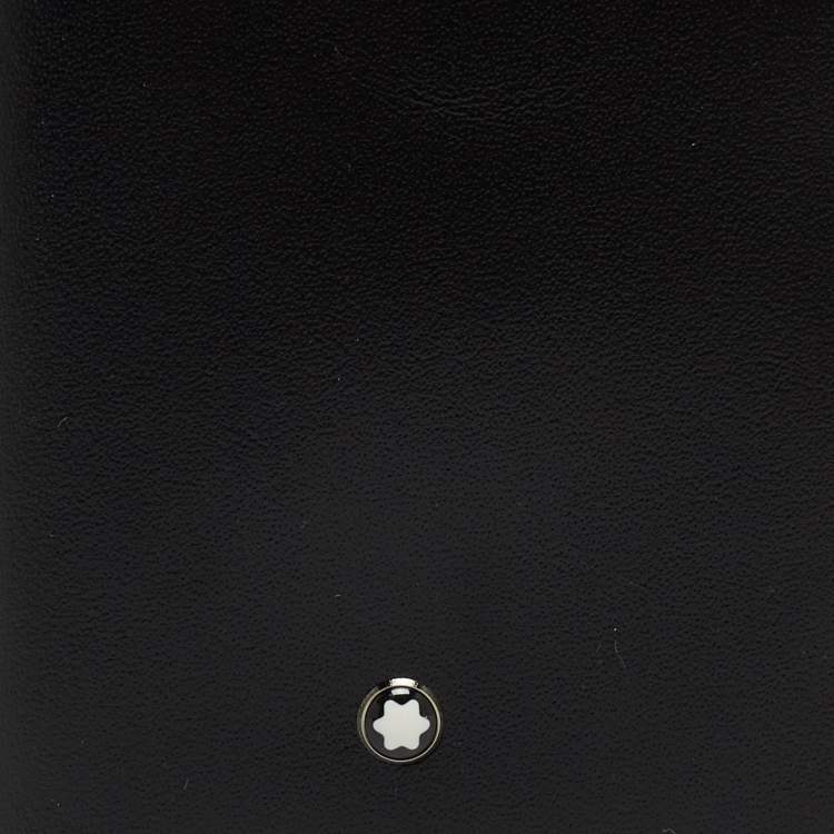 Pre Owned Montblanc Black Leather Meisterstück Pocket Notebook