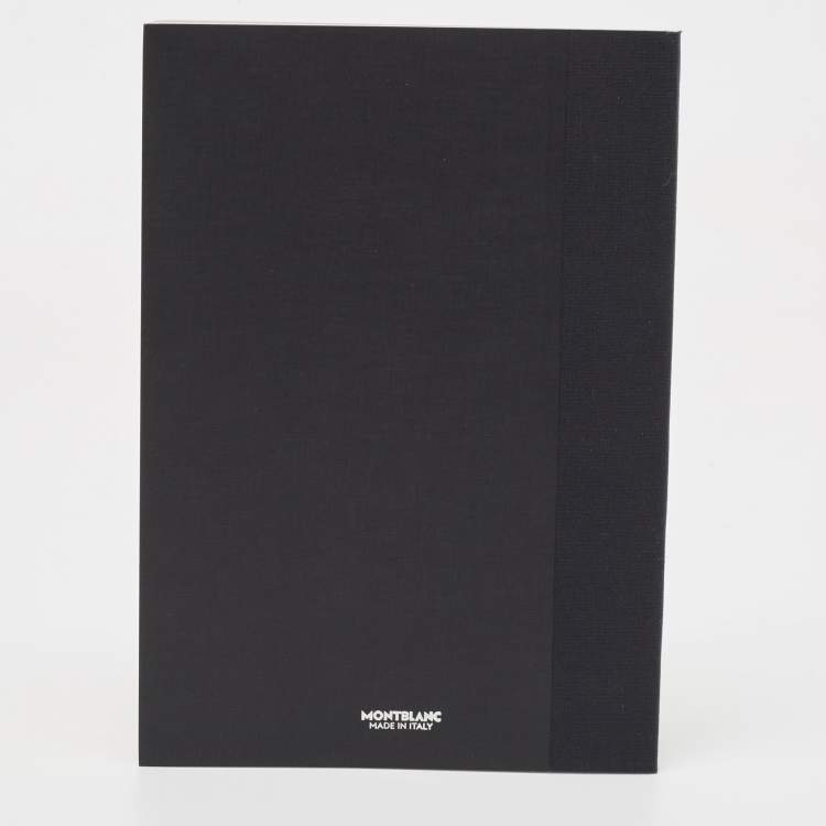 Pre Owned Montblanc Black Fine Stationery Notebook