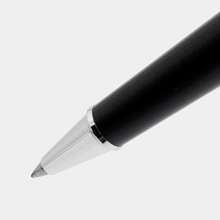 Pre Owned Montblanc Meisterstück Doué Geometry Resin Silver Tone Classique RollerBall Pen