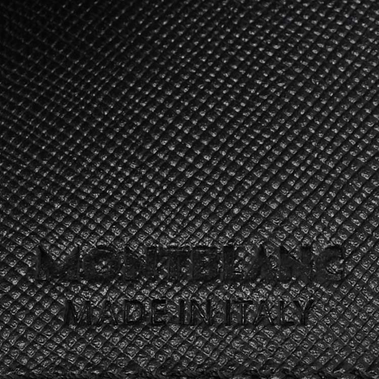 Pre Owned Montblanc Black Leather Sartorial Business Card Holder