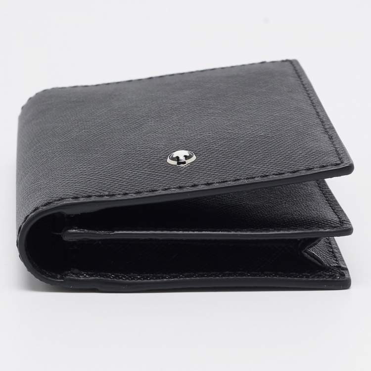 Pre Owned Montblanc Black Leather Sartorial Business Card Holder