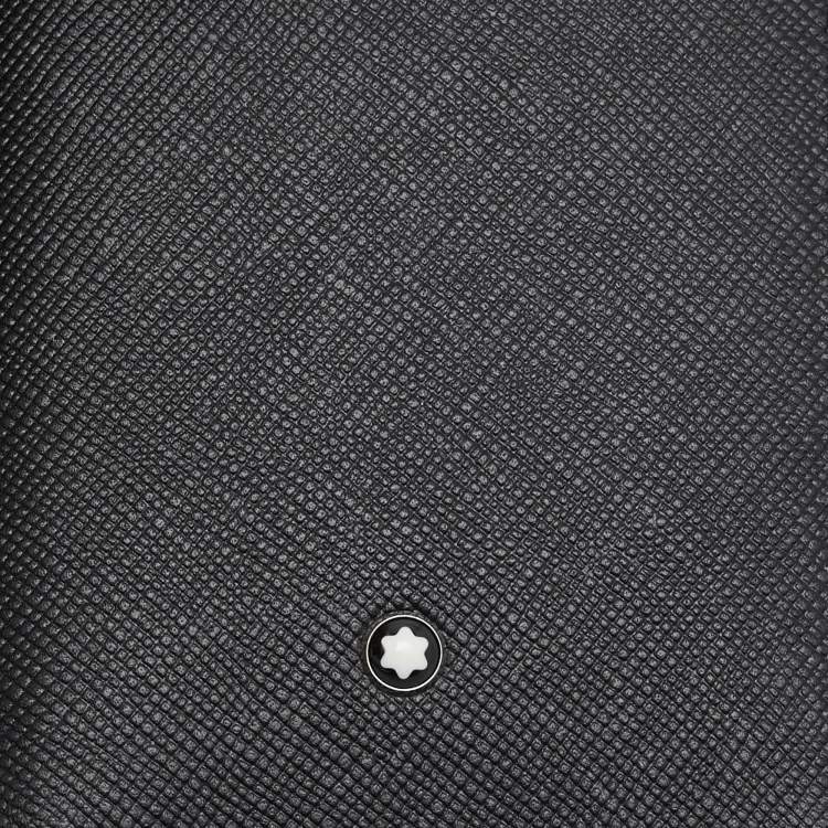 Pre Owned Montblanc Black Leather Sartorial Business Card Holder
