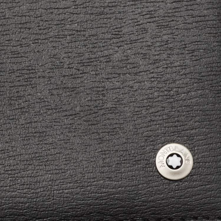 Pre Owned Montblanc Black Leather Sartorial Business Card Holder