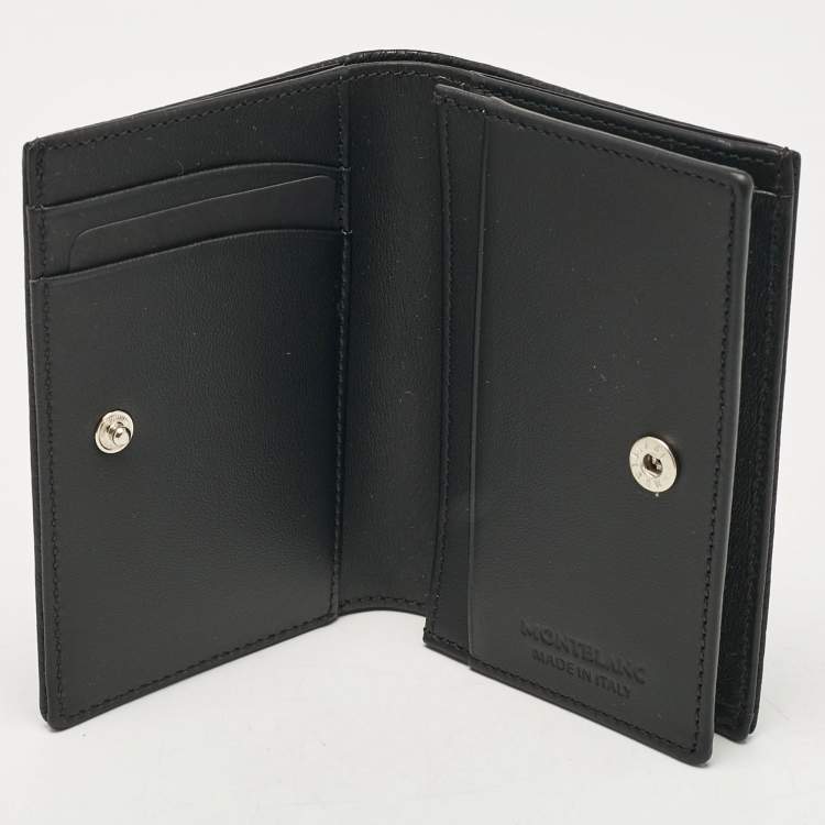 Pre Owned Montblanc Black Leather 4810 Westside Card Case