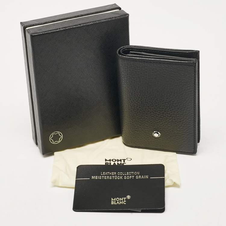 Pre Owned Montblanc Black Leather 4810 Westside Card Case