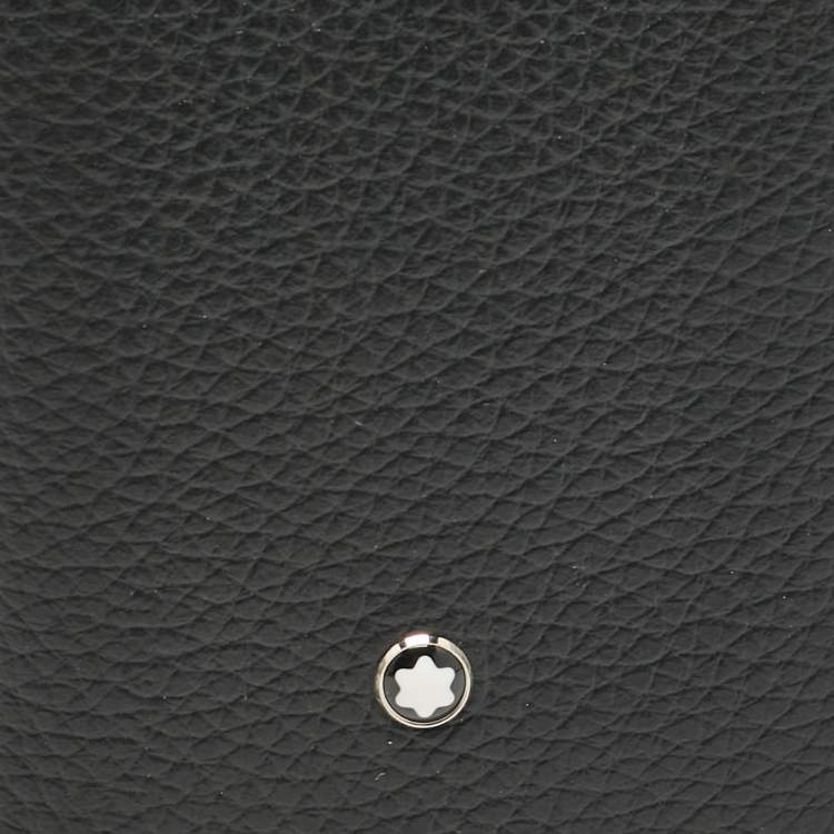 Pre Owned Montblanc Black Leather 4810 Westside Card Case