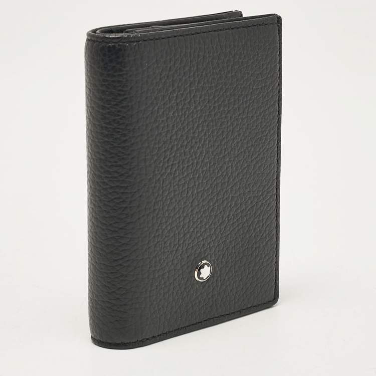 Pre Owned Montblanc Black Leather 4810 Westside Card Case