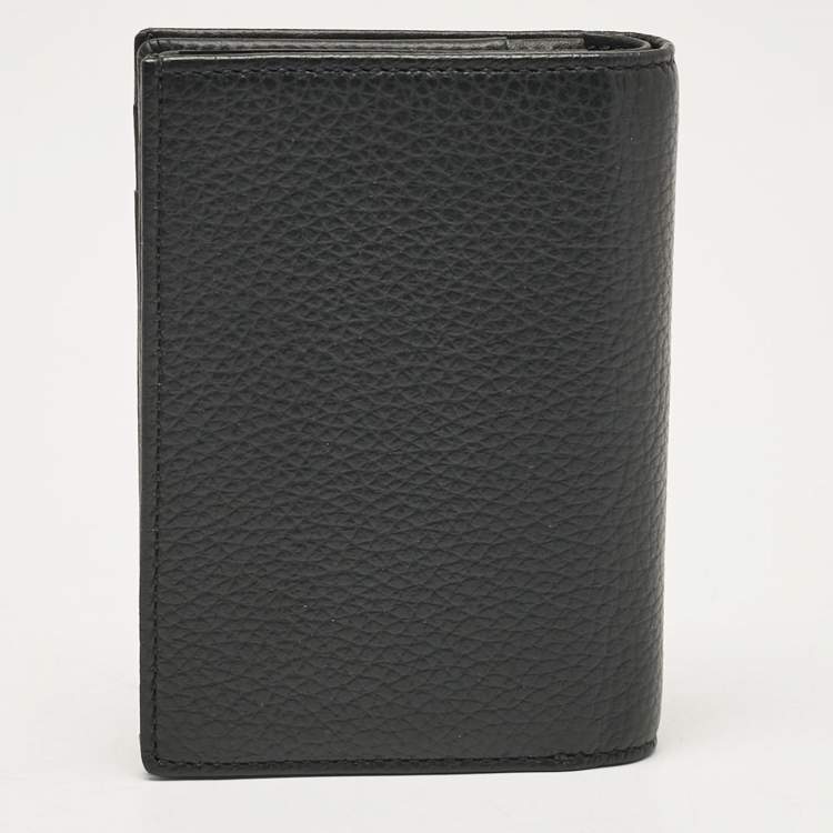 Pre Owned Montblanc Black Leather 4810 Westside Card Case