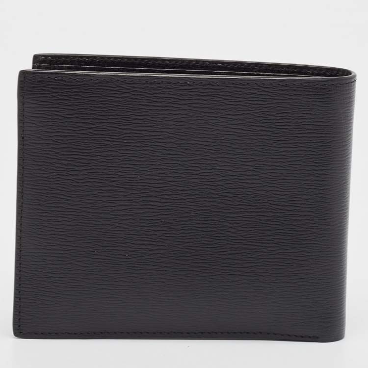 Pre Owned Montblanc Black Leather Westside 8CC Bifold Wallet