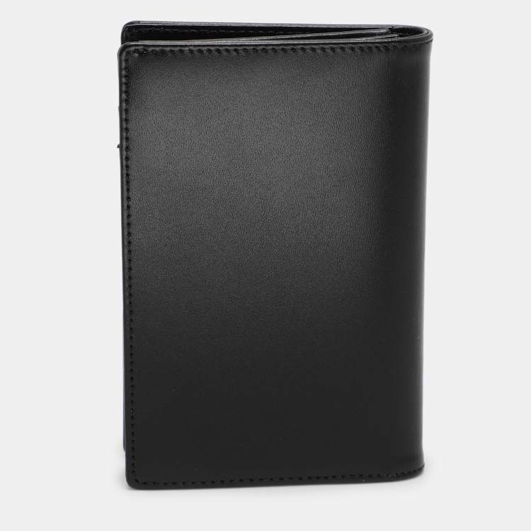 Pre Owned Montblanc Black Leather Meisterstuck Bifold Card Holder
