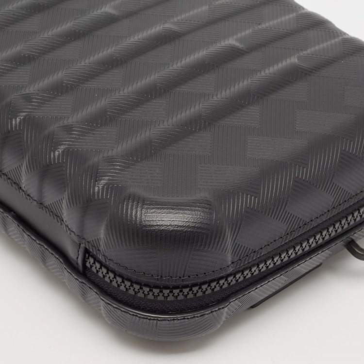 Pre Owned Montblanc Black Textured Leather Extreme 3.0 Travel Case