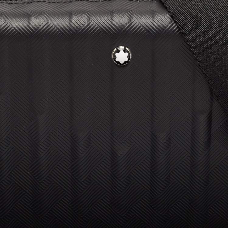 Pre Owned Montblanc Black Textured Leather Extreme 3.0 Travel Case