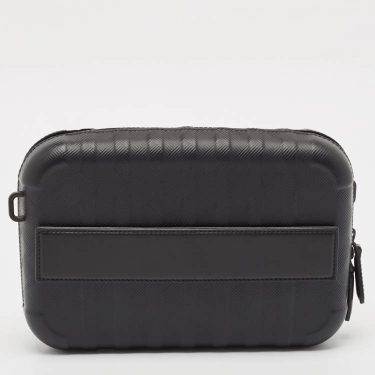 Pre Owned Montblanc Black Textured Leather Extreme 3.0 Travel Case