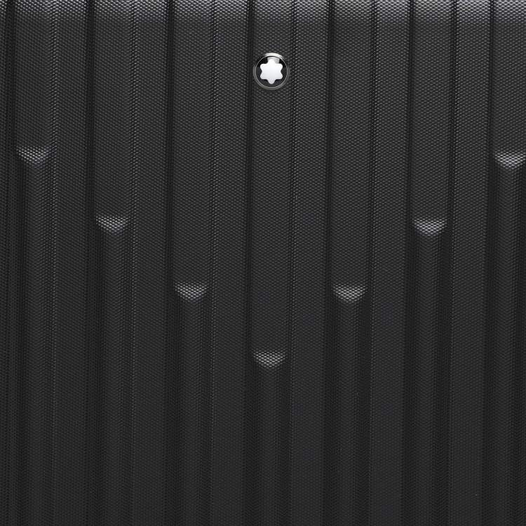 Pre Owned Montblanc Black Polycarbonate Cabin Compact Trolley 55CM
