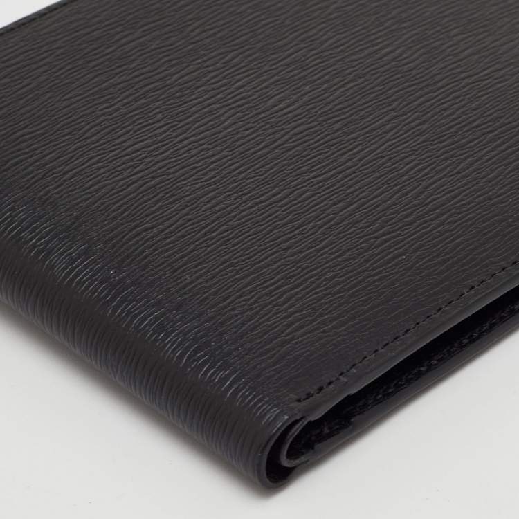 Pre Owned Montblanc 8cc Black Leather Meisterstück Bifold Wallet