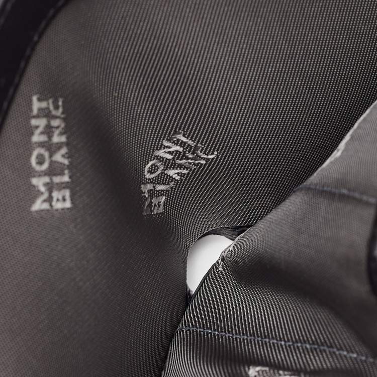 Pre Owned Montblanc 8cc Black Leather Meisterstück Bifold Wallet