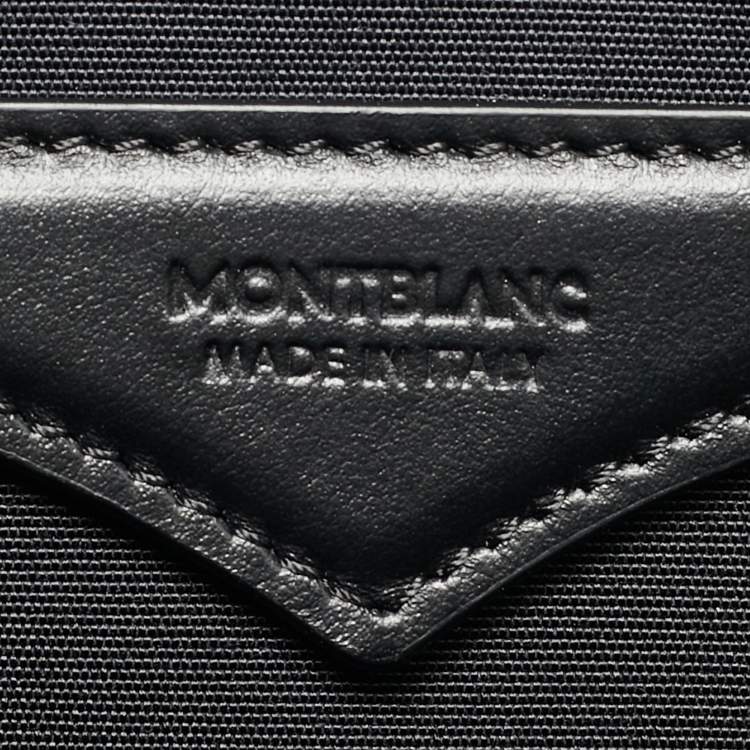 Pre Owned Montblanc Extreme 3.0 Thin Black Leather Briefcase