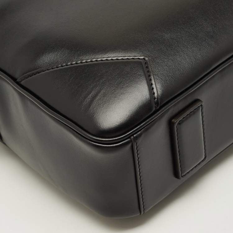 Pre Owned Montblanc Meisterstuck Black Leather Document Case