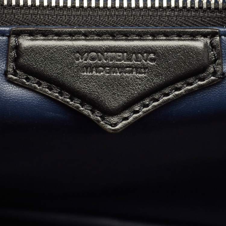 Pre Owned Montblanc Meisterstuck Black Leather Document Case