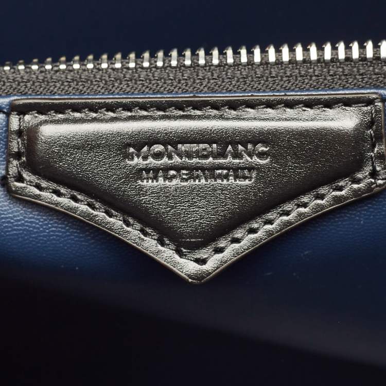 Pre Owned Montblanc Sartorial Medium Black Leather Document Case