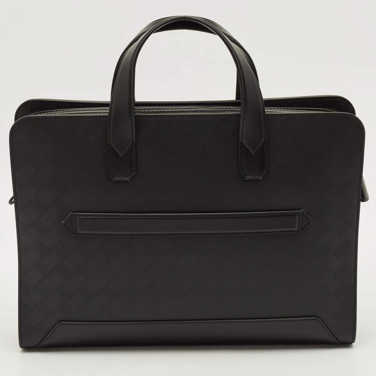 Pre Owned Montblanc Extreme 3.0 Black Textured Leather Document Case