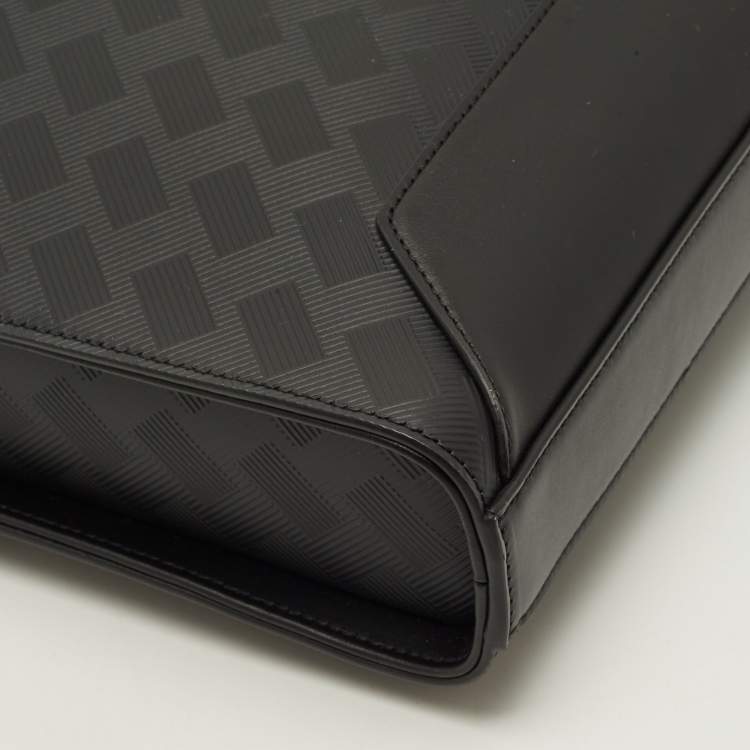 Pre Owned Montblanc Extreme 3.0 Black Textured Leather Document Case