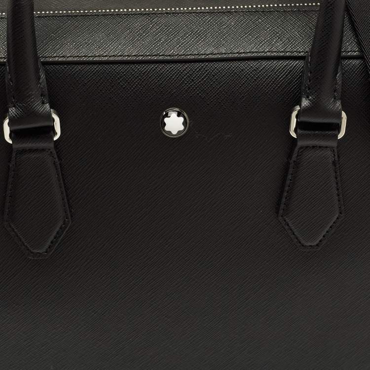 Pre Owned Montblanc Sartorial Large Black Leather Document Case