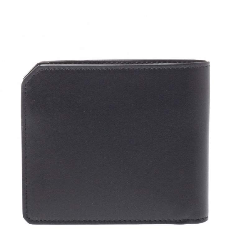 Pre Owned Montblanc Black Leather Urban Spirit 6cc Wallet 