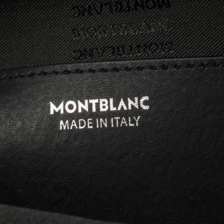 Pre Owned Montblanc Black Leather Large Sartorial Document Briefcase