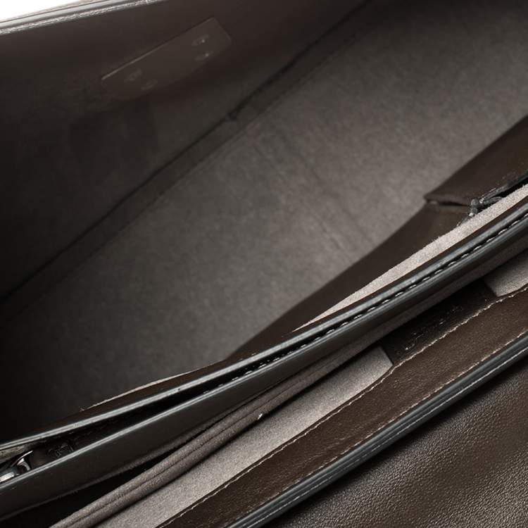 Pre Owned Montblanc Dark Brown Leather Meisterstuck Sfumato Briefcase